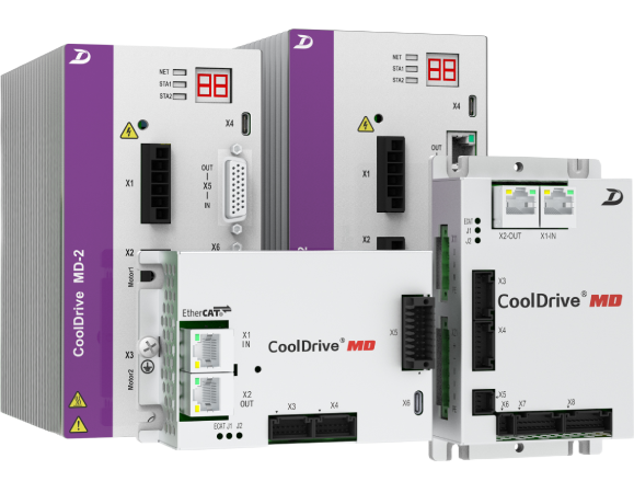 Azionamenti per motori 4 CDMD Servodrive multiasse per motori direct drive